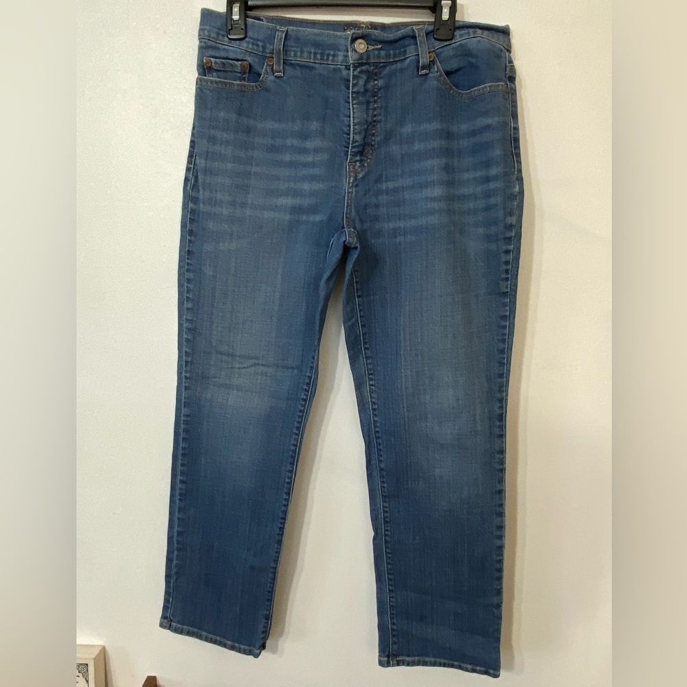Levi’s 512 Jeans Womens Size 16 Petite Perfectly Slimming Straight Leg Stretch